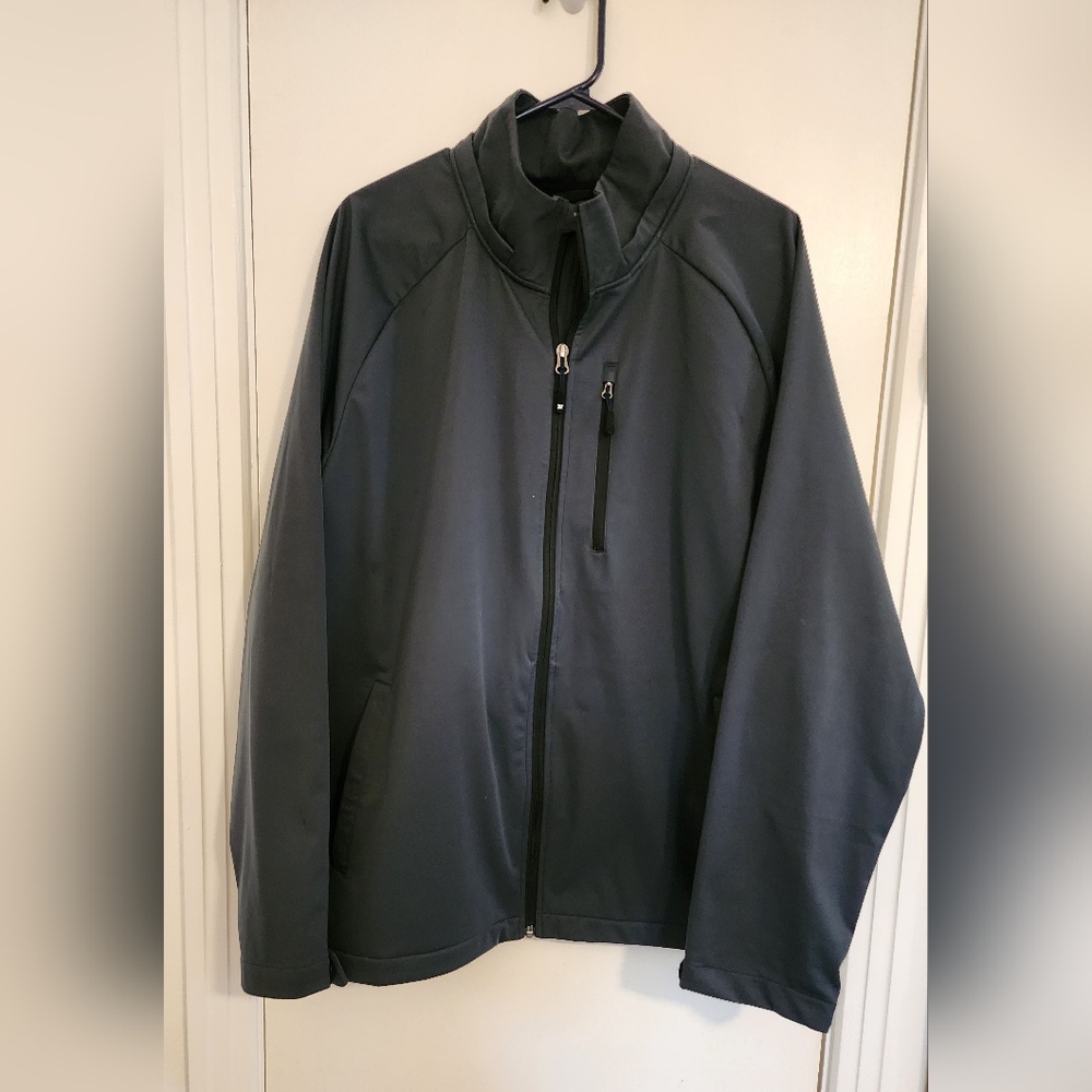 32 Degrees Men's Gray Windbreaker Jacket